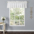 Laura Ashley Home Annabella Pole Top Valance, White, 86x15in, 222802
