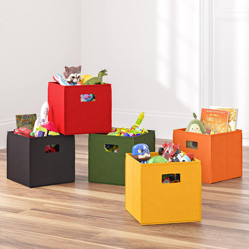 2 Set, 2 Count RiverRidge Pc Folding Storage Bin No Size, Orange