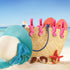4 Pieces Beach Towel Clips, Jumbo Size Beach Chair Clips, Towel Holder for Cruise, Pool, Patio, Holiday Use (Flamingo