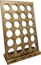 Gianna's Home Rustic Farmhouse Country Distressed Wood Coffee Pod Holder for K-Cups, 24 Capacity (Torched Wood)