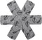 uxcell 3pcs Pot and Pan Protectors, 10 Inch Pot Separator for Stacking Felt Pan Protectors, Gray