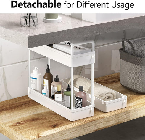 3 SOLEJAZZ Slim Rolling Storage Cart with Wheels Tier Skinny Bathroom Storage Organizer Thin Laundry Room Utility Cart