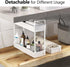 3 SOLEJAZZ Slim Rolling Storage Cart with Wheels Tier Skinny Bathroom Storage Organizer Thin Laundry Room Utility Cart