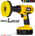 Drillbrush Bathroom Cleaning Drill Brush Attachment - Tile and Grout Cleaner Scrubber- Shower Cleaning Brush Attachment