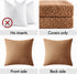 Pack 2, 12 20 Inch, Cozy EMEMA of x Textured Boucle Throw Pillow Covers Soft Accent Solid Cushion Cases Decorative