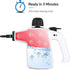 Handheld Steam Cleaner, 9-Piece Accessory Set, White, for Cleaning Couch, Carpet, and Upholstery