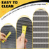 Air Conditioner Condenser Fin Cleaning Brush, Fin Straightener Comb and Refrigerator Coil Cleaning Whisk Brush Set, 7