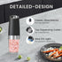 BELRIGO Set Set, 6 2 Pack Battery Operated Salt And Pepper Grinder with LED Light, Automatic Electric Gravity Salt