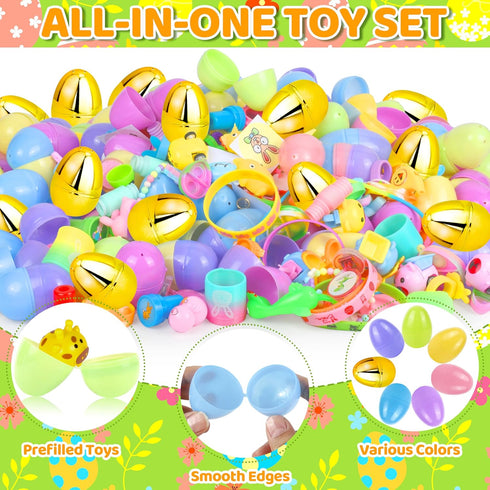 Lavwix 330 Pack Set, Easter Egg Fillers Basket Stuffers with toys Easter Party Favors, Egg Hunt, Gift Goodie Bags