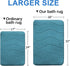 Flamingo P Memory Foam Bath Mat - Non Slip Carpet for Bathroom Rugs, 20x32, Dark Teal