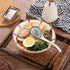 WHJY Asian Soup Spoon Set of 4, Ceramic Ramen Soup Spoons, Chinese Miso Soup Spoons, Dumpling Fish