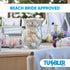 Tumbler Home Mix of White Seashells - Set Includes 1 Pound White Shells up to 3 inches for Home Decor and Crafts