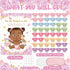 VOSINPADA 48 Pin The Pacifier On The Baby Shower Games, Butterfly Theme Decoration Large Poster with Blindfold Pacifier