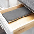 All-Clad Premium Reversible Dish Drying Mat, 16" x 28", Pewter, Ultra-Absorbent, No Condensation, 1 Pack