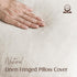 Foindtower Set of 2 Decorative Linen Fringe Throw Pillow Covers, Boho Farmhouse Cushion Cover for Couch Bed Decor