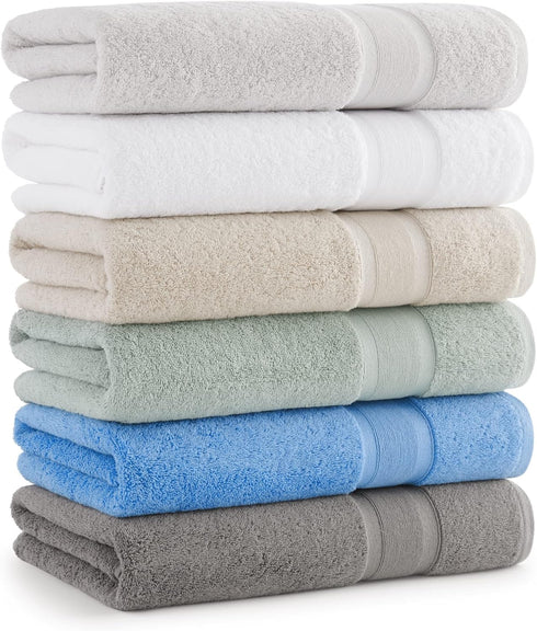Set 8 600 13 13, Aston & Arden Solid Turkish Washcloths - of - Extra Soft & Plush with Finest Long-Staple Aegean