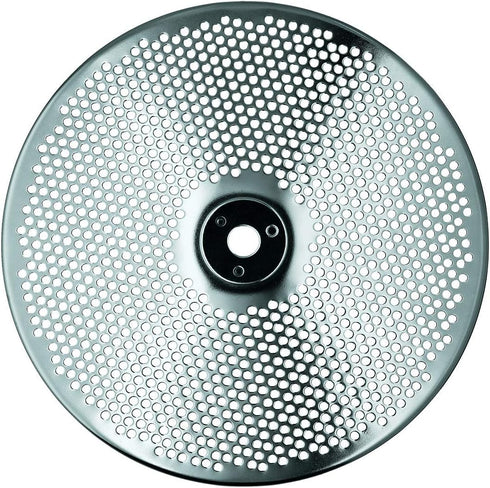 Roesle Stainless Steel Grinding Disc Sieve for Food Mill, Fine, 2 mm/.08-inch, Silver