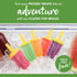 Tovolo Popsicle Molds with Sticks, 5-Pack Classic Reusable Ice Pop Molds for Homemade Snacks