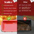 Walfos Silicone Bread Loaf Pan, 9 x 5 Inch Non-Stick Baking Pans Set of 2 for Bread, Cake, Meatloaf