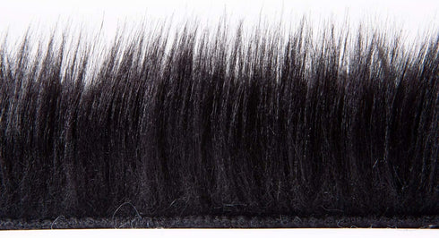Ashler Faux Fur Rug, Black Area Rug, Fluffy Sheepskin Fur, Ultra Soft 2 x 3 Ft, Machine Washable Shag Rug for Nursery,