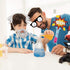 25Pcs Scientist Photo Booth Props with Stick, Mad Scientist Birthday Party Decorations for Laboratory Supplies