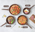 SENSARTE 9.5 Inch Nonstick Frying Pan Skillet, Granite Coating Chef's Pan, PFOA Free, Toffee Brown