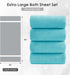 4 35"x70" Set Cozy Piece Extra Large Bath Towel Oversized Bath Sheet Bath Towel for Bathroom Ultra Soft Highly