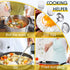 Stainless Steel Kitchen Cooking Utensils Set, Specialty Chinese Wok Utensils with Skimmer, Slotted Spoon, Spatula Turner