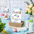 12 1 Roowest Bottle Chug Baby Shower Game Favors Pcs Baby Shower Bottles Favor with Wooden Sign for Gender Reveal Party