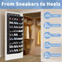 TAHAVICE 10-Tier 30 Closet, Large Size Over The Door Shoe Organizer, Holds Pairs Hanging Shoe Rack with Deep Pockets