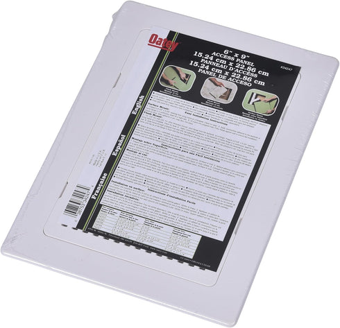 Oatey 34247 Louvered Design Access Panel Frame, ABS 6x9, White