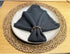 Napkin Rings Set of 6, Bamboo Knuckles Style Gold Napkin Holder for Table Decoration, Wedding, Family Dinner,
