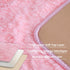 KICHOWUA 4x6 Pink Fluffy Area Rugs for Bedroom Girls, Soft Washable Fuzzy Furry Shag Rug for Kids Room, Nursery, Dorm