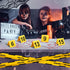 15 Pcs Evidence Markers, Crime Scene Markers Tents for Decorations, Mystery Decorations for Kids Adults Detective Game