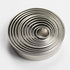 Stainless Steel Round Cookie Cutter Set, 12 Circular Biscuit Cutters, Round Donut Ring Molds for Baking 1.2 Inch Height