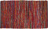 Cotton Multi Chindi Hand Woven Rugs 24x36 inch, Multi Color, Indoor/Outdoor, 2'x3', Machine Washable