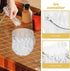 Cabilock Clear Plastic Ice Bucket with Ice Tongs, Ice Tub Chiller for Party Bar, Wine Bottle Chiller