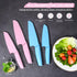 Nylon Knife for Nonstick Pans, 2 pcs Kitchen Knife, Safe for Kids, High Temperature Resistant up to 460°F (Pink)