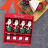Supreme Housewares Santa Claus Cheese Spreaders, Hand-Painted Resin Handles, Set of 4