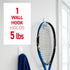 Command Large Utility Hooks 5 lb, 7 Wall Hooks and 12 Command Strips for Damage-Free Hanging and Storage