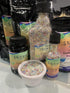 Rimming, (4 Snowy River Pride Mix Cocktail Sugar - Vibrant Naturally Colored Rainbow Sugar for Cocktail Baking
