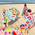 YIFONTIN Kids Beach Towel Cotton Soft Absorbent 25.5X51 inches for Bath Swimming, Coastal Tour