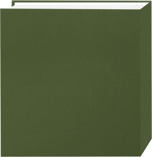 Pioneer Fabric Frame Cover Photo Album, Herbal Green, 100 Pocket
