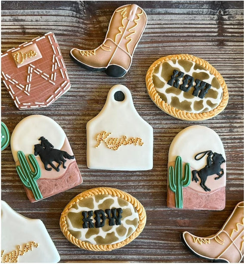 Cow Ear Tag/Animal Ear Tag 4 Inch Cutting Board Cookie Cutter, Tin Plated Steel, Made in the USA