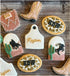 Cow Ear Tag/Animal Ear Tag 4 Inch Cutting Board Cookie Cutter, Tin Plated Steel, Made in the USA