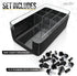 12 12 Esatto Professional Bar Products Premium Bar Caddy (Black), Used to Easily Organize Bar Items and Workspace