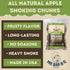 3.5 Lb. Bag Apple Wood Chunks by Mr. Bar-B-Q, Fruity Apple Flavor for Smoking, Outdoor Grilling, Backyard BBQ