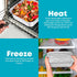 10 Pack 8x8 Disposable Aluminum Pans With Lids - Foil Pans for Cooking, Baking Cakes, Roasting & Homemade Breads