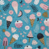 Colored Paper Napkins, 20 Count Shabby Chic Napkins for Wedding, Dinner, Tea Party, Ice Cream Design