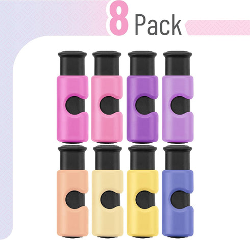 Mr. Pen- Squeeze and Lock Bread Bag Clips, 8 Pack, Squeeze and Lock Bread Clips, Bag Clips for Food Storage, Clips for Food Packages, Snack Clips, Bag Clips 8 Pack Squeeze and Lock by Mr. Pen